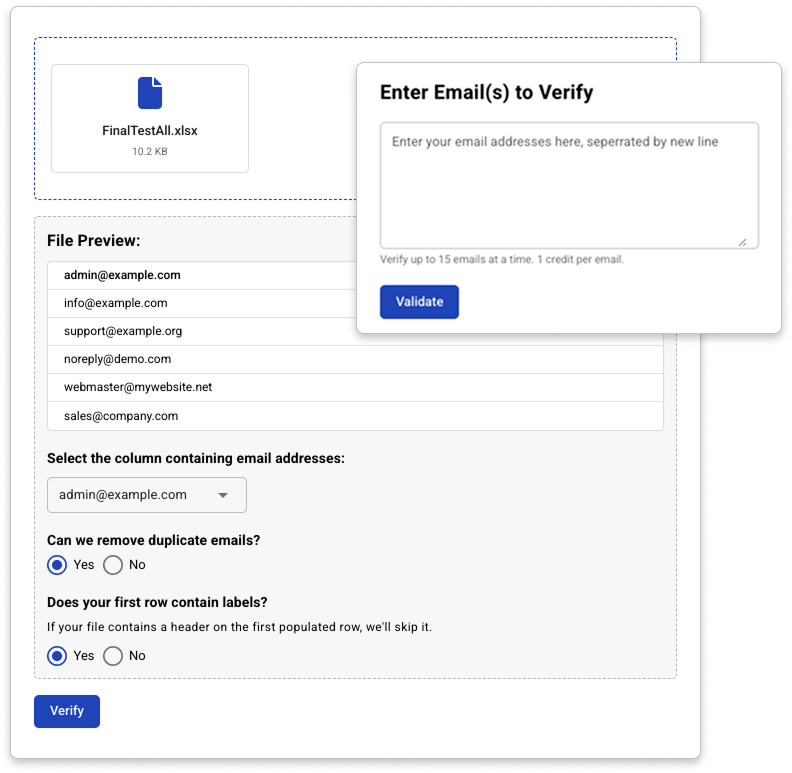 Upload Files